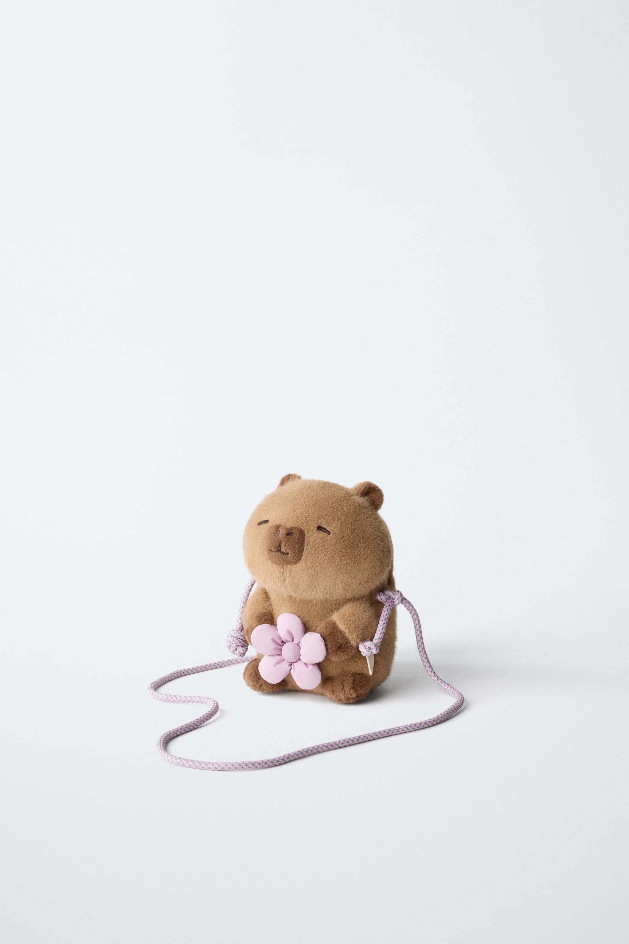 Pluche tas voor meisjes, Capybara, schoudertas, kleine handtas