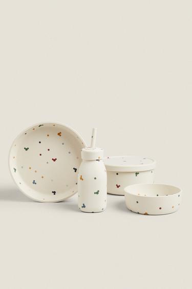 Zara MICKEY MOUSE SILICONE DINNERWARE - Cream - Image 0