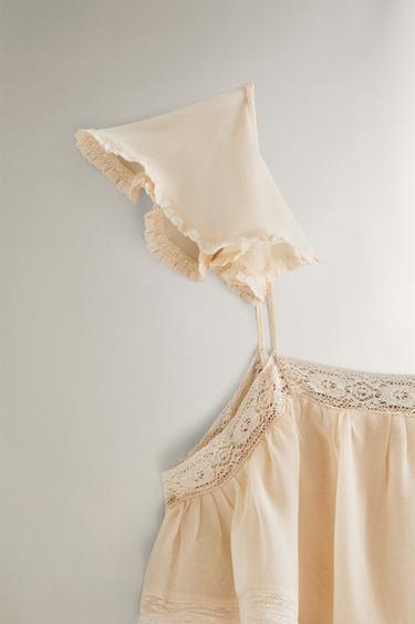 MIDI NIGHTDRESS - Beige-pink by Zara - Image 2