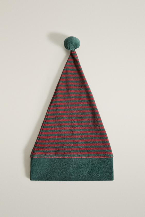 KIDS' CHRISTMAS ELF HAT - Green by Zara - Image 0
