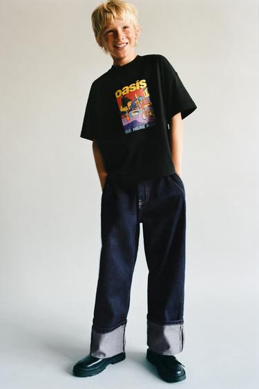 OASIS® PRINT T-SHIRT - Black by Zara