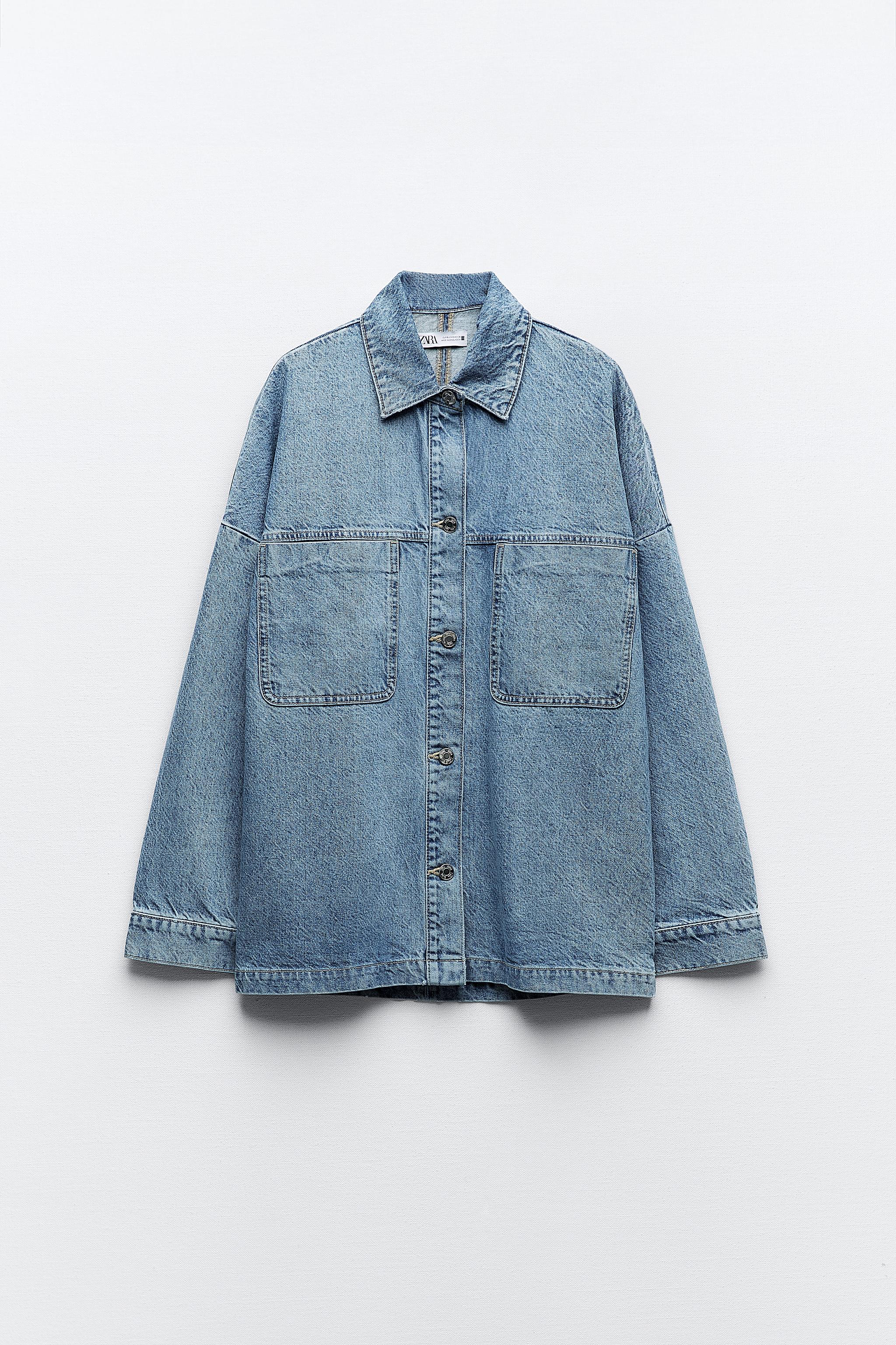 Jacket cheap denim zara