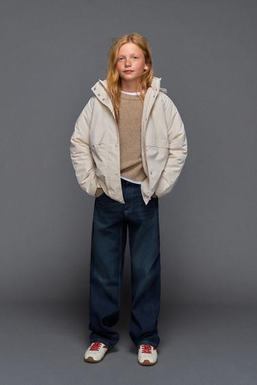 معطف مطر مشمع WATER RESISTANT - خَام by Zara