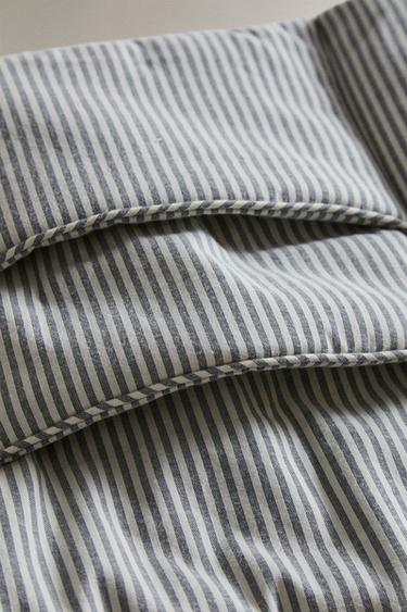 RANGEMENT LIT BÉBÉ RAYURES COTON - Gris de Zara - Image 4