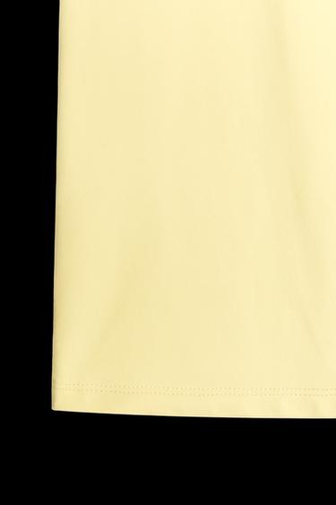 POLYAMIDE TOP WITH WIDE STRAPS - Light yellow by Zara