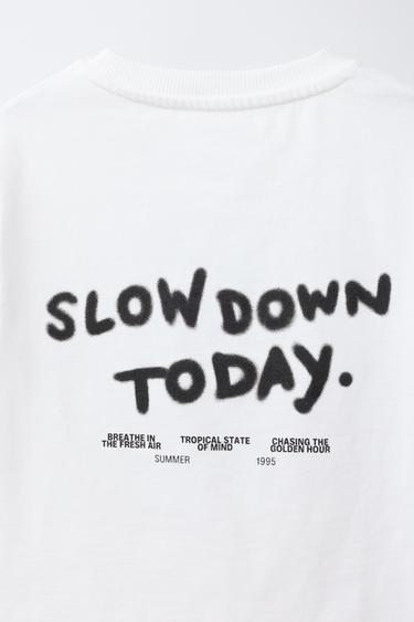 PHOTOGRAPHIC PRINT T-SHIRT - White by Zara - Image 3