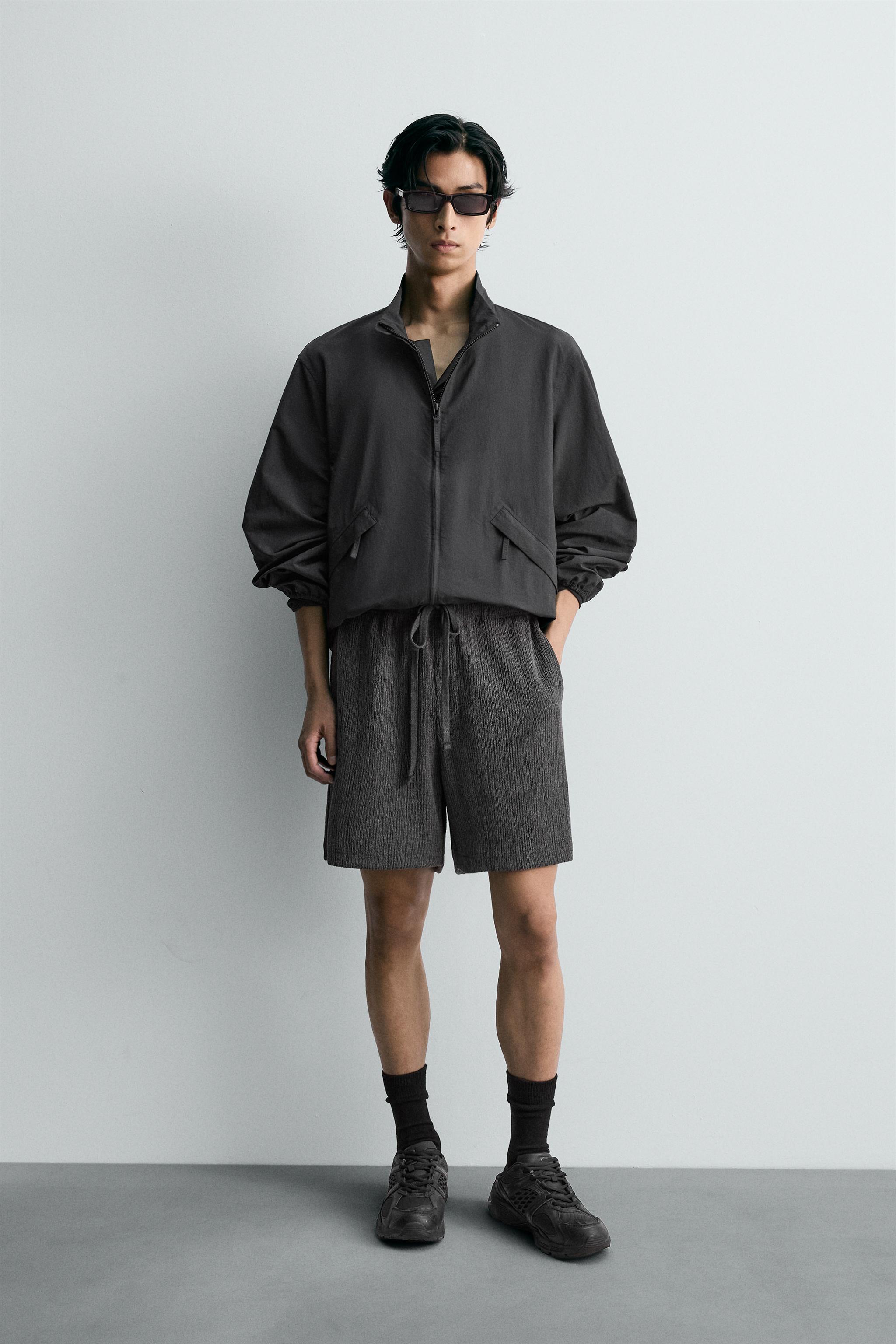 ショートパンツ (グレー・灰色) | メンズ | ZARA 日本