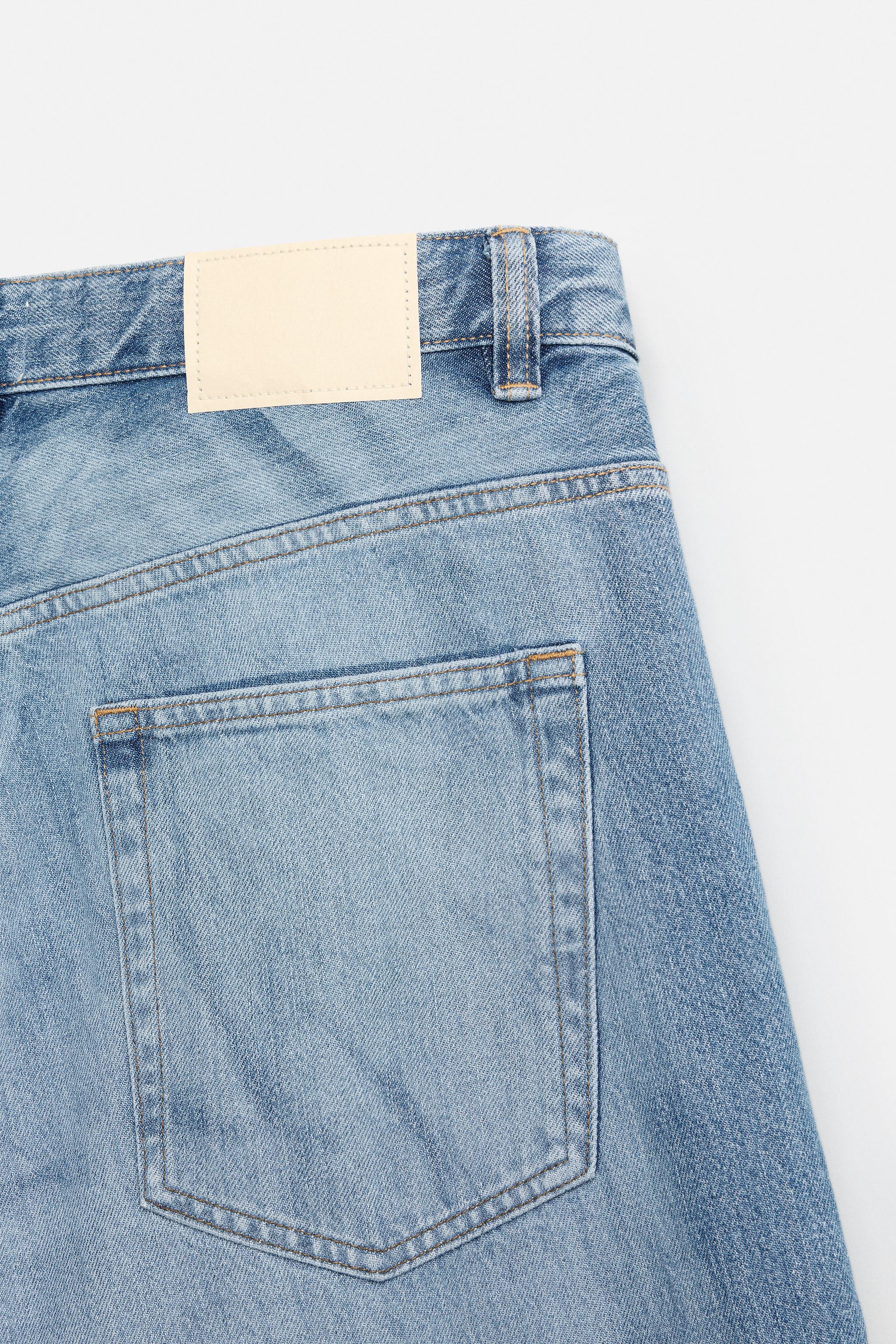 FADE BAGGY FIT JEANS - Mid-blue | ZARA United States FADE BAGGY FIT JEANS - Mid-blue | ZARA United States