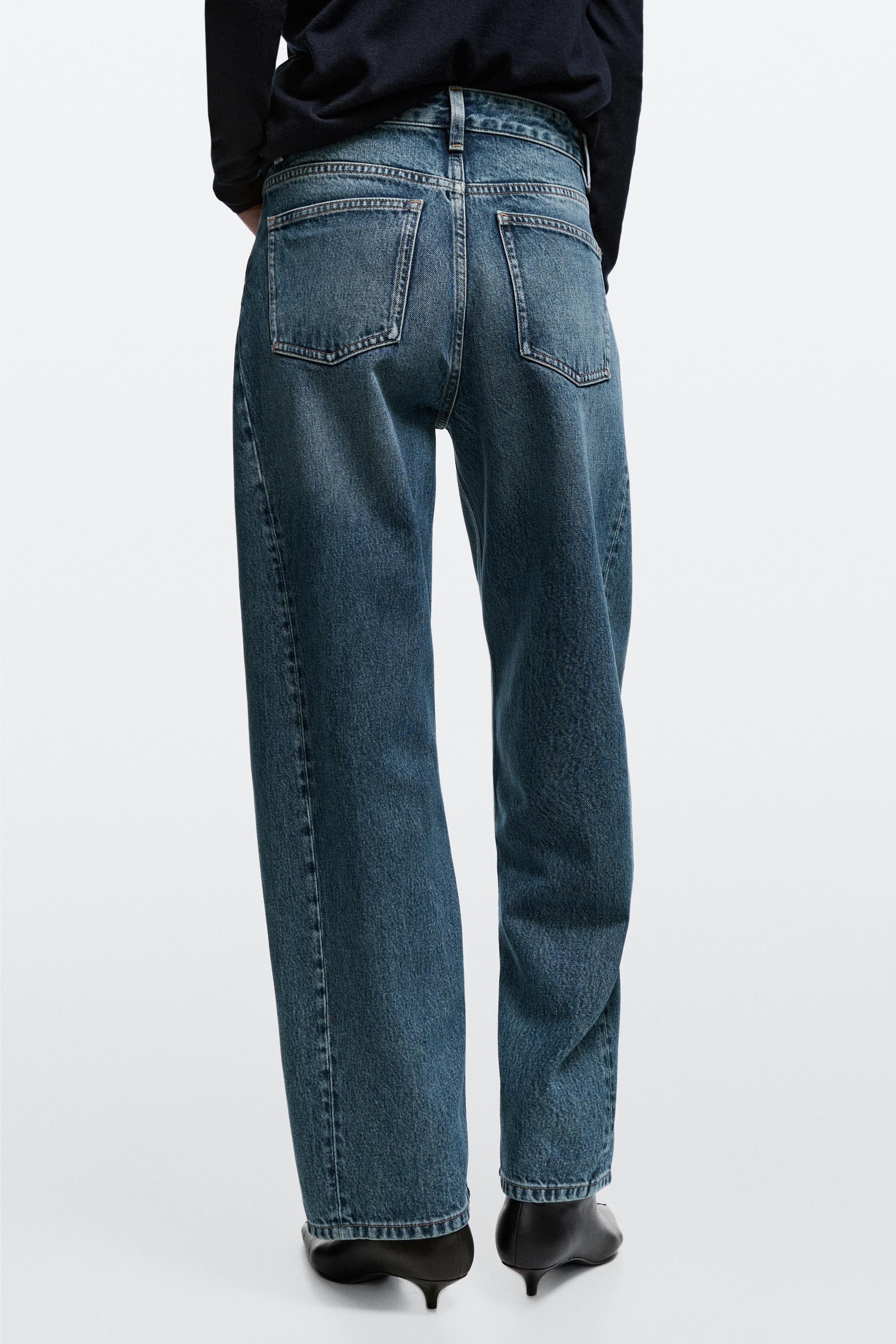 Jean balloon coupe taille moyenne