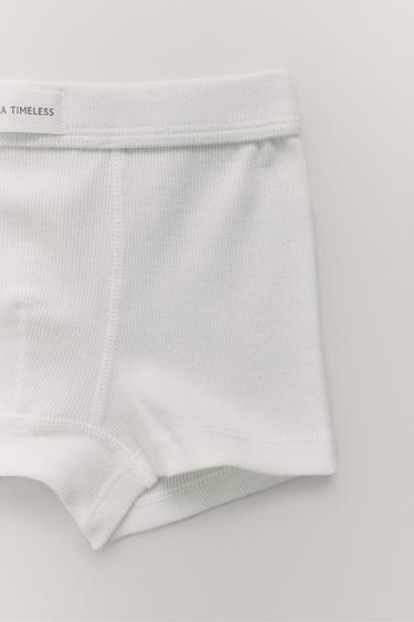 ZARA TIMELESS - حزمة من ثلاثة BOXERS ببطاقة - أزرق الخاص بـ Zara