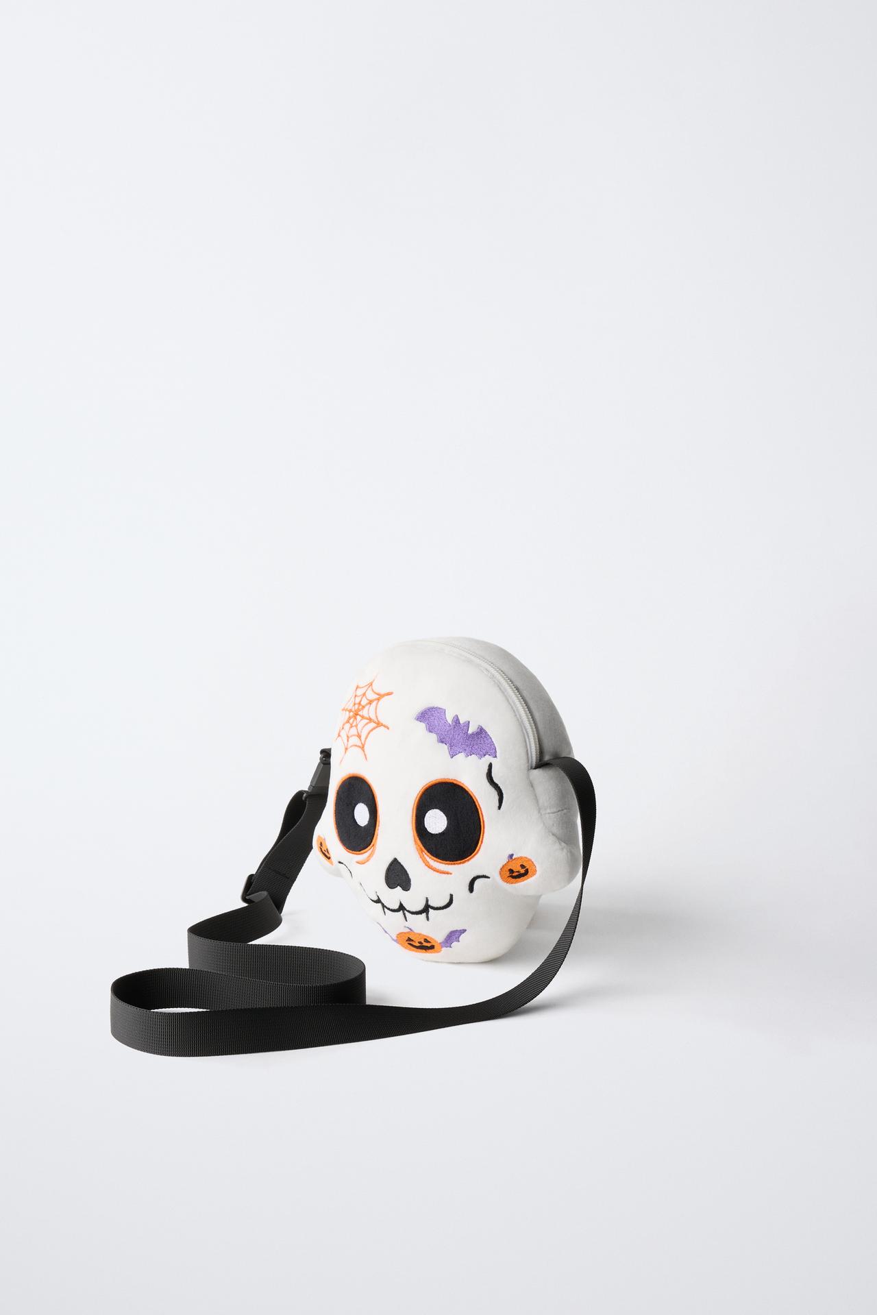 SKULL CROSSBODY BAG — White