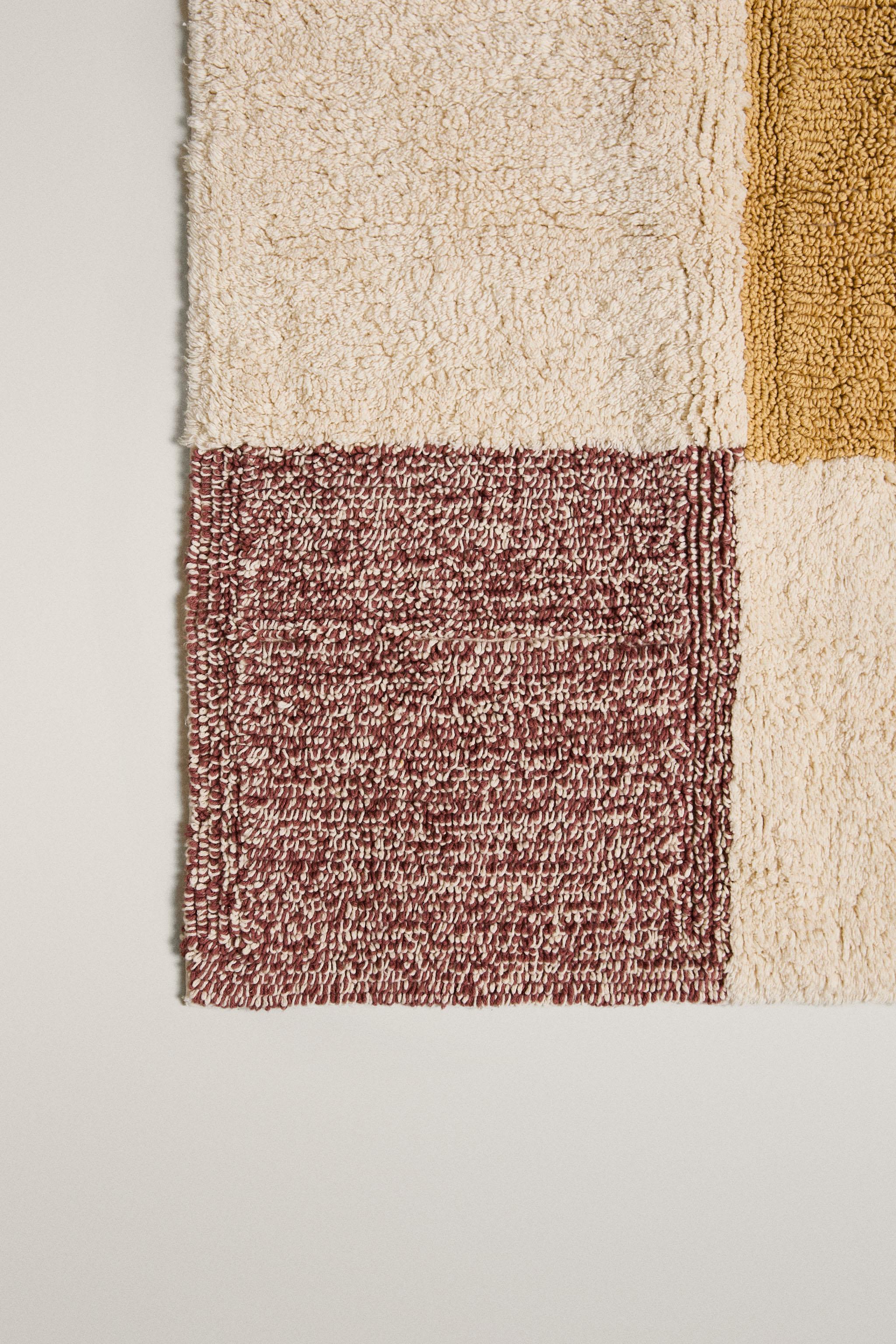 KIDS' COTTON PATCHWORK AREA RUG