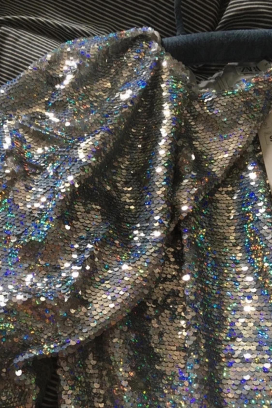 SHORT SEQUIN DRESS - Image 5