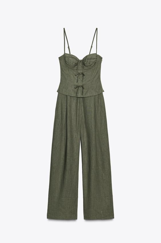 Tuta Elegante Vestito Tutina Zara Tuta Jumpsuit Tutona Donna Tute Jumpsuit Da Donna ZARA Italia