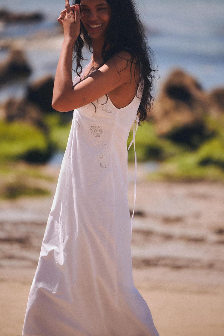 Vestido Midi Vestido Blanco Satinado Largo Vestido Midi Lencero