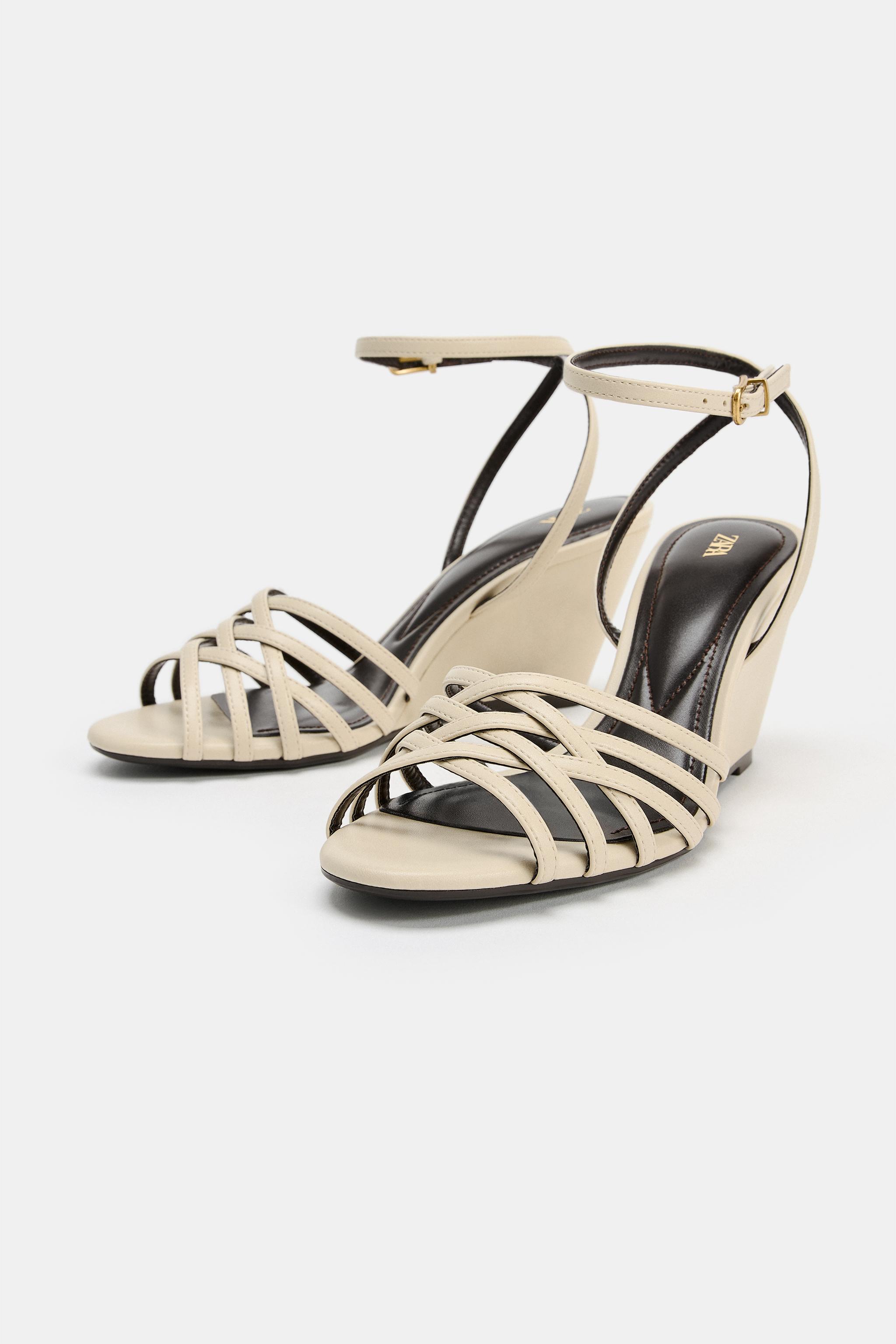 WEDGE STRAP SANDALS