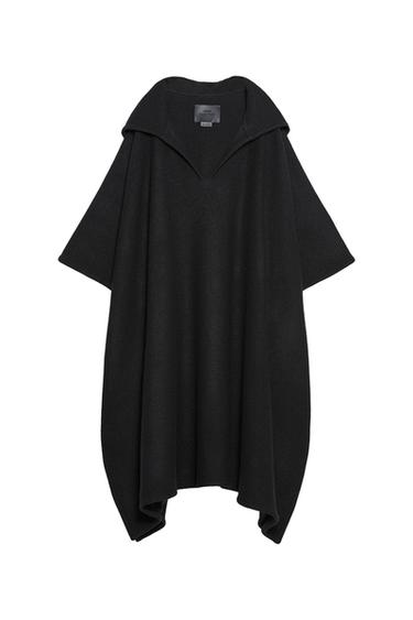 STEVEN MEISEL WOOL PONCHO