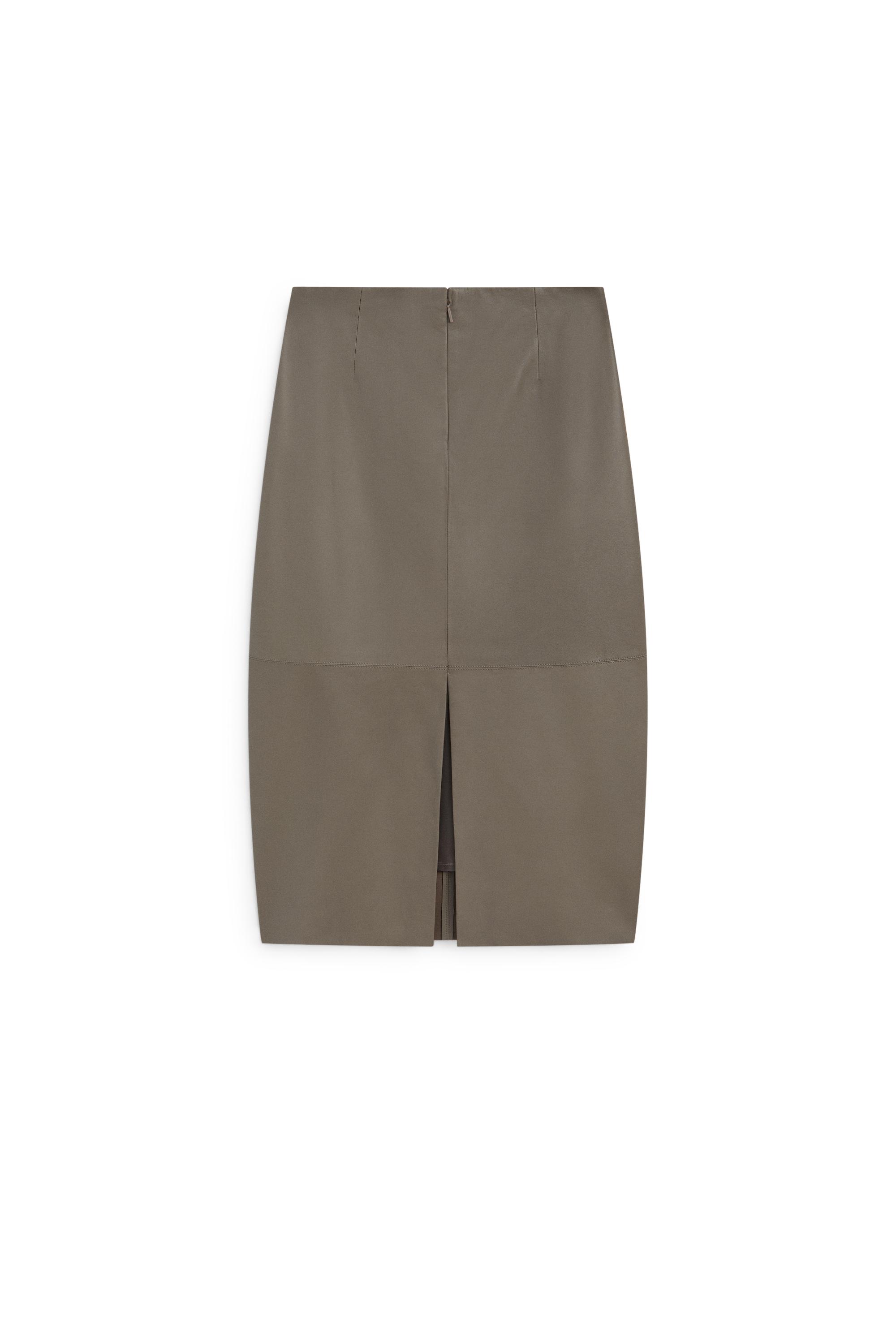 Midi pencil leather skirt - LIMITED EDITION