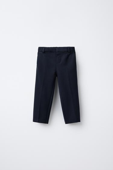 COMFORT SUIT TROUSERS - Navy blue by Zara