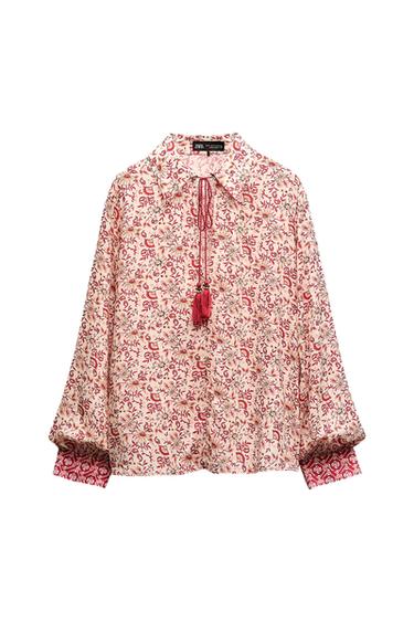 FLORAL PRINT BLOUSE