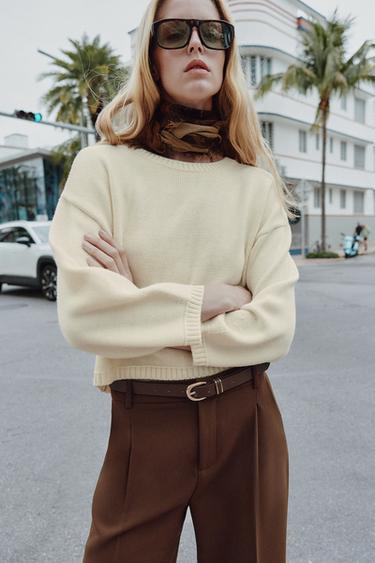 BANDANA ESTAMPADA CON VISCOSA - Marrón de Zara