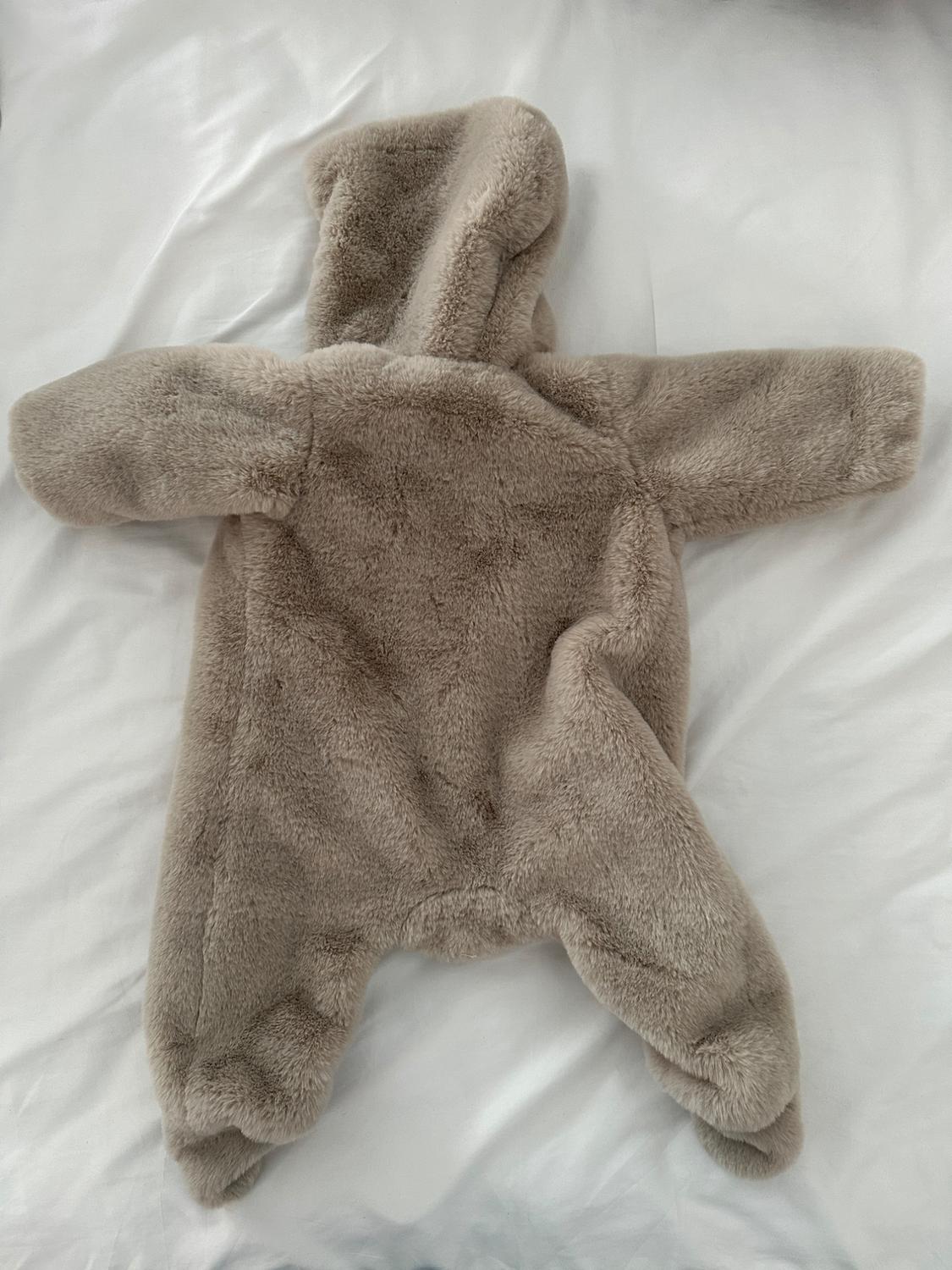 FAUX FUR HOODED SWEATSHIRT - Image 2