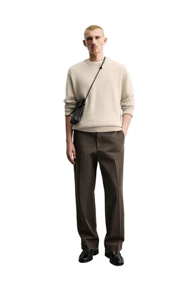 PANTALON CHINO TWILL ORIGINS ORIGINS - Marron de Zara
