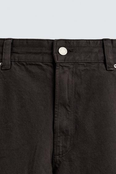 BALLOON FIT TROUSERS WITH SEAMS - Brown by Zara - Image 8