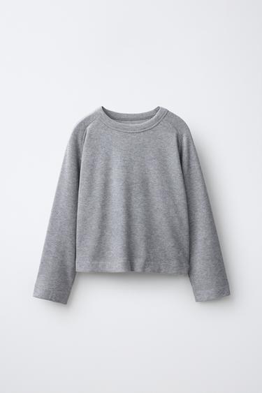 SOFT-TOUCH T-SHIRT - Grey by Zara