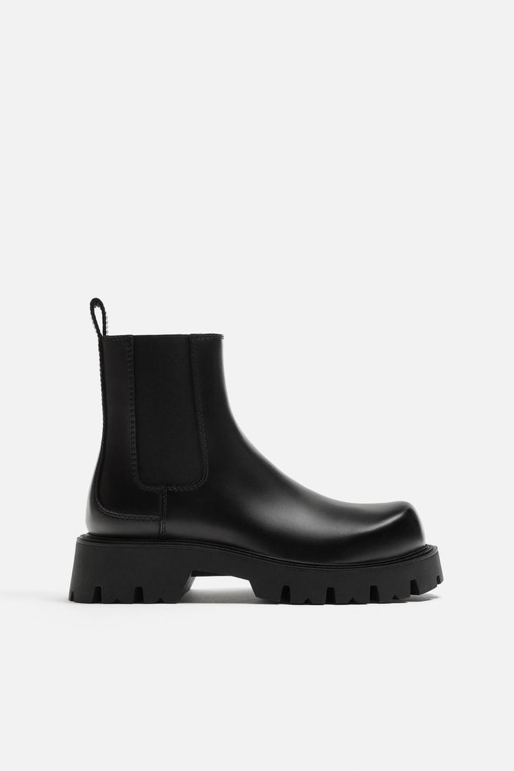 ボリュームチェルシーブーツ - ブラック | ZARA Japan / 日本