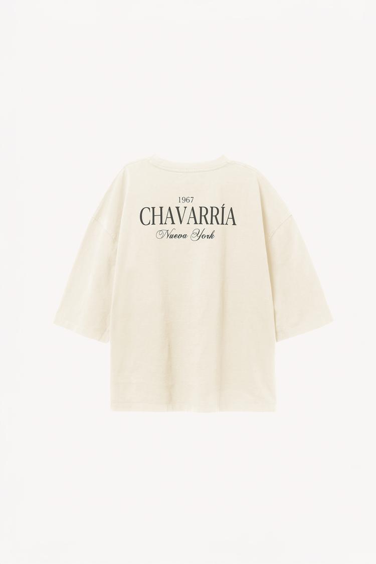 ZARA WILLY CHAVARRIA X ZARA OVERSIZE T-SHIRT