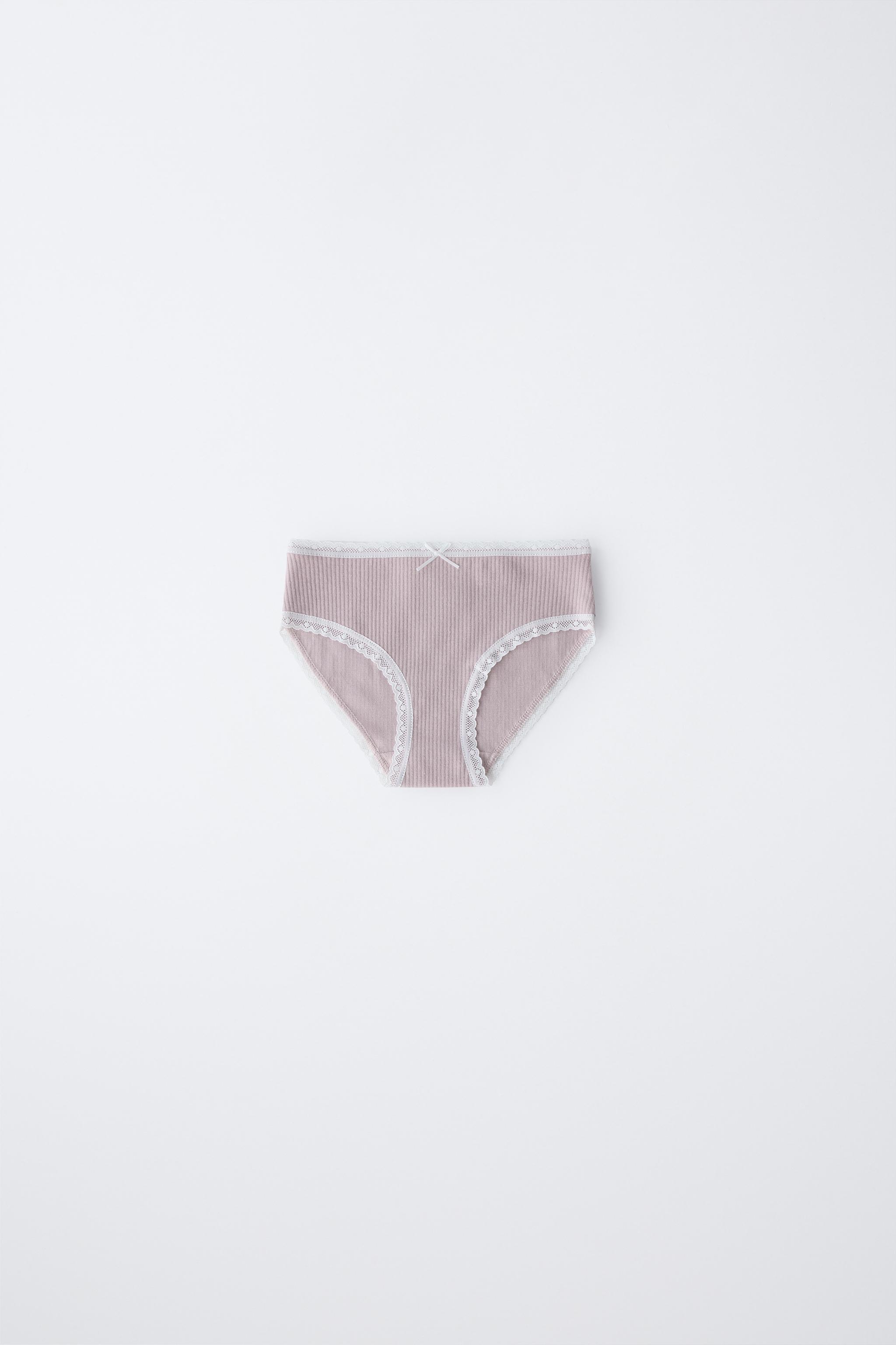 2-6 YEARS/ THREE-PACK OF LACE UNDERWEAR