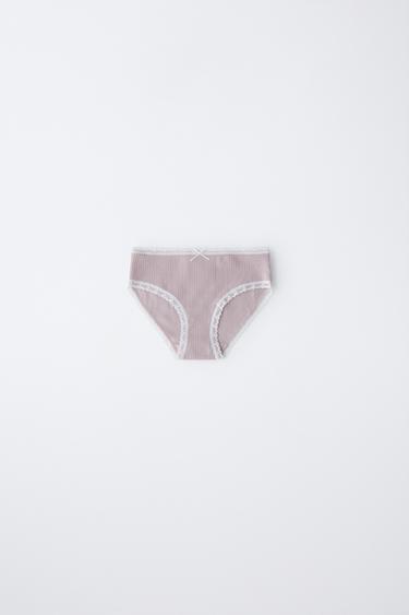 AGES 2-6 / THREE-PACK OF LACE BRIEFS - Multicoloured by Zara - Image 2