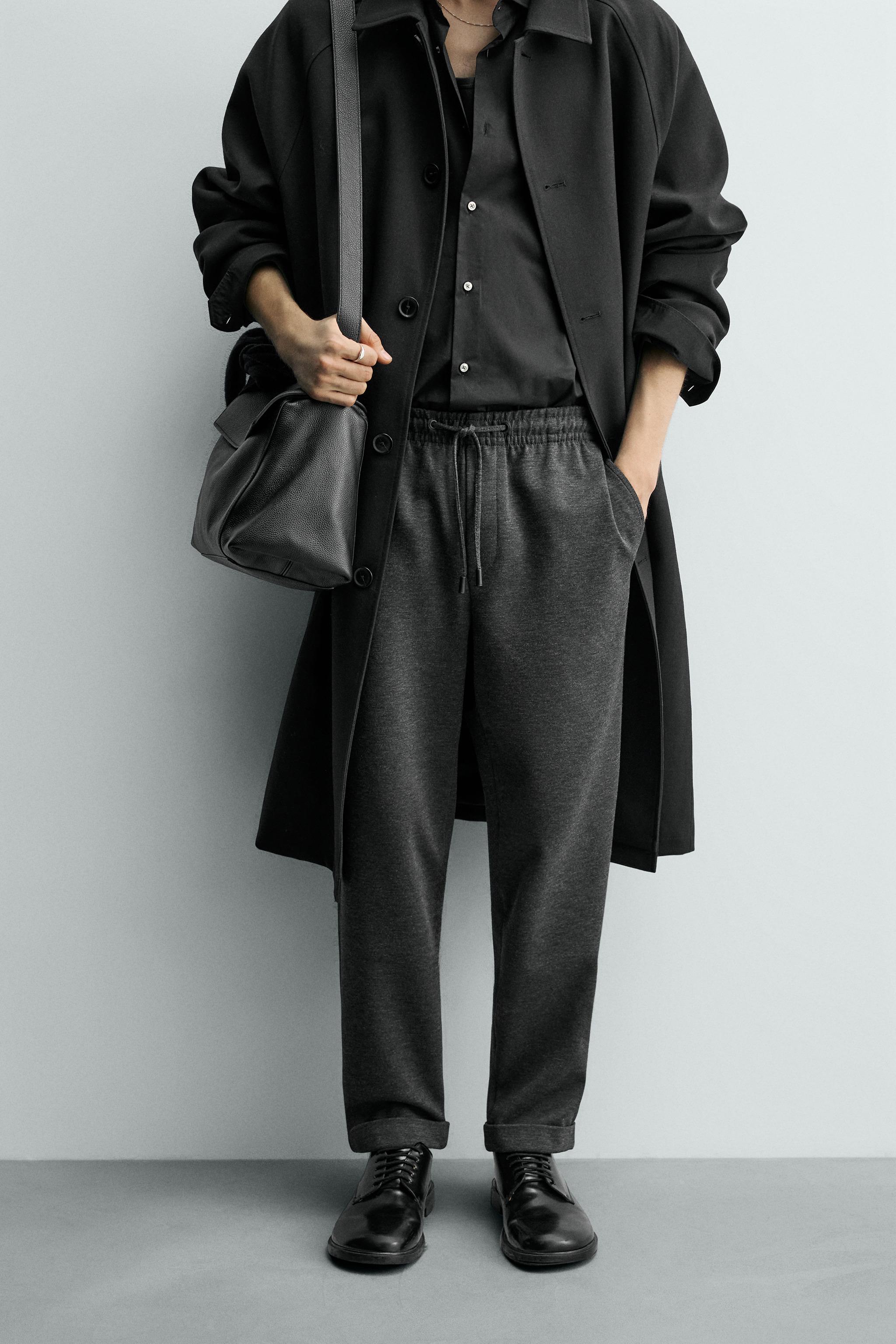 COMFORT NON-IRON JOGGER-WAIST PANTS