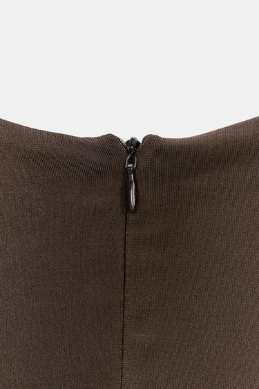 DRAPED WAIST PLAYSUIT DRESS - Earth by Zara - Image 6