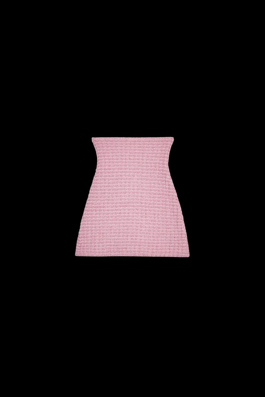 HIGH-WAISTED STRETCH MINI SKIRT