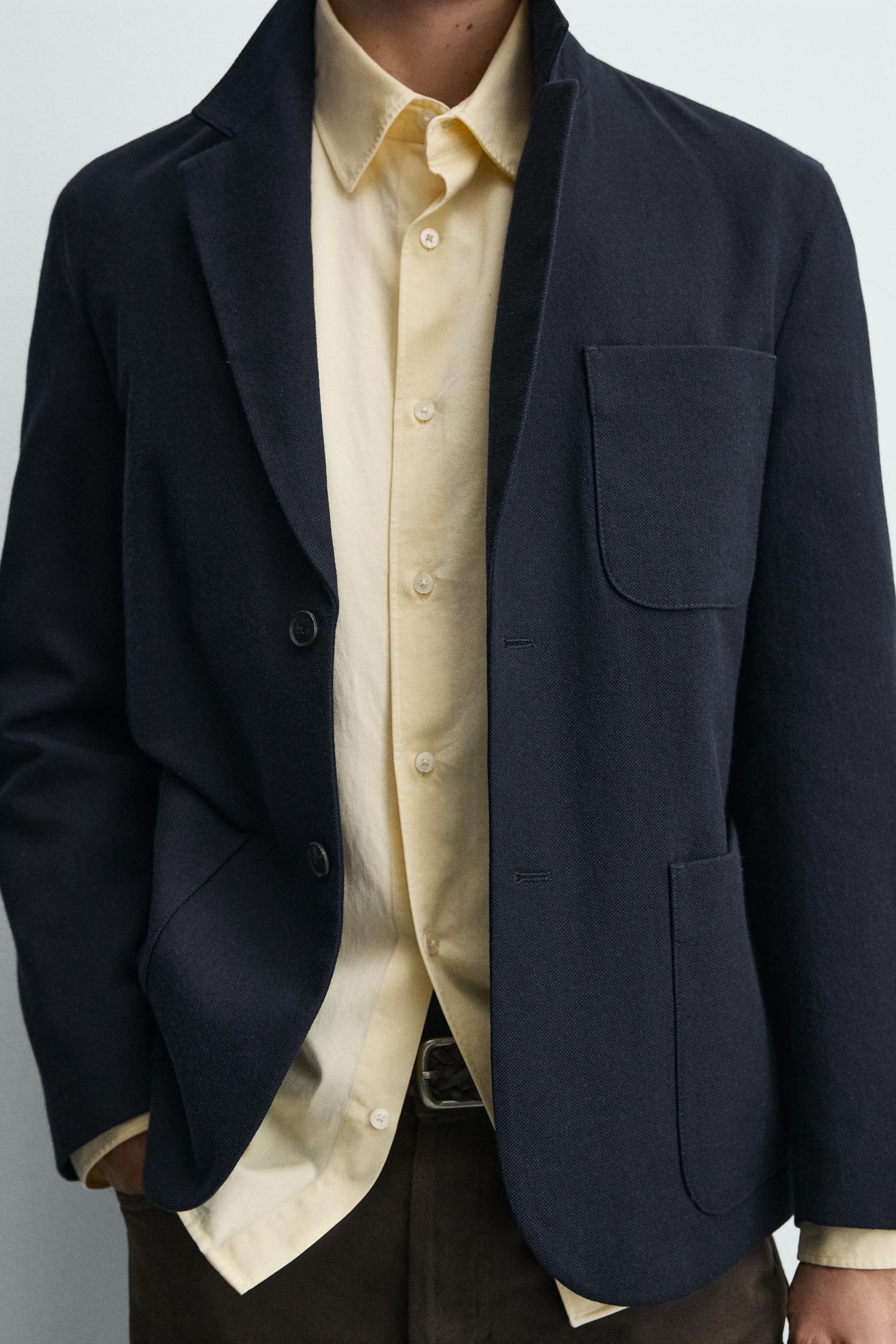 VESTE À POCHES AVEC LAINE