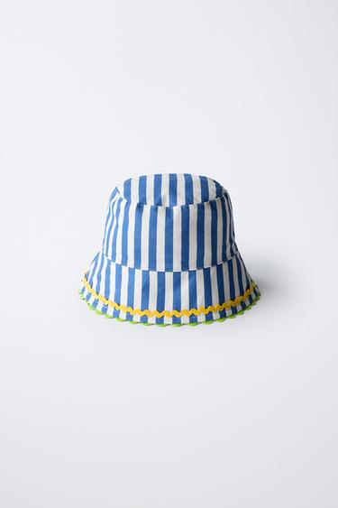 CASA LAWA © X ZARA KIDS BUCKET HAT - Blue by Zara