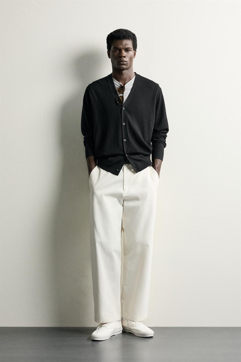 Zara Regular kəsili kardigan 100% yun