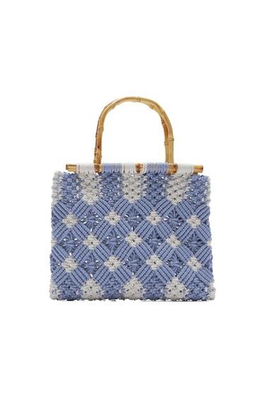 MACRAMÉ SHOPPER WITH HANDLES