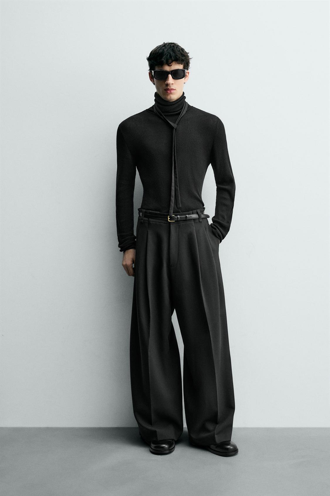 ЛЕГКИЙ ДЖЕМПЕР В РУБЧИК ОТ ZARA