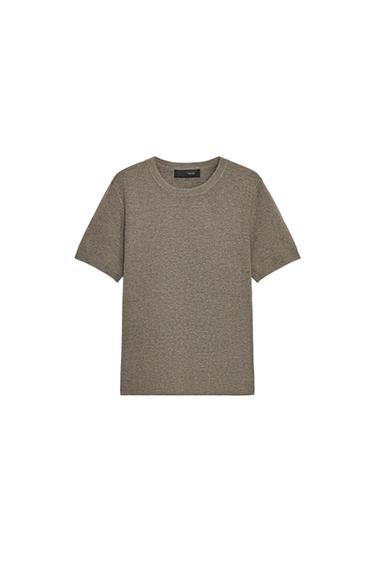 SHORT SLEEVE SOFT-TOUCH KNIT JUMPER