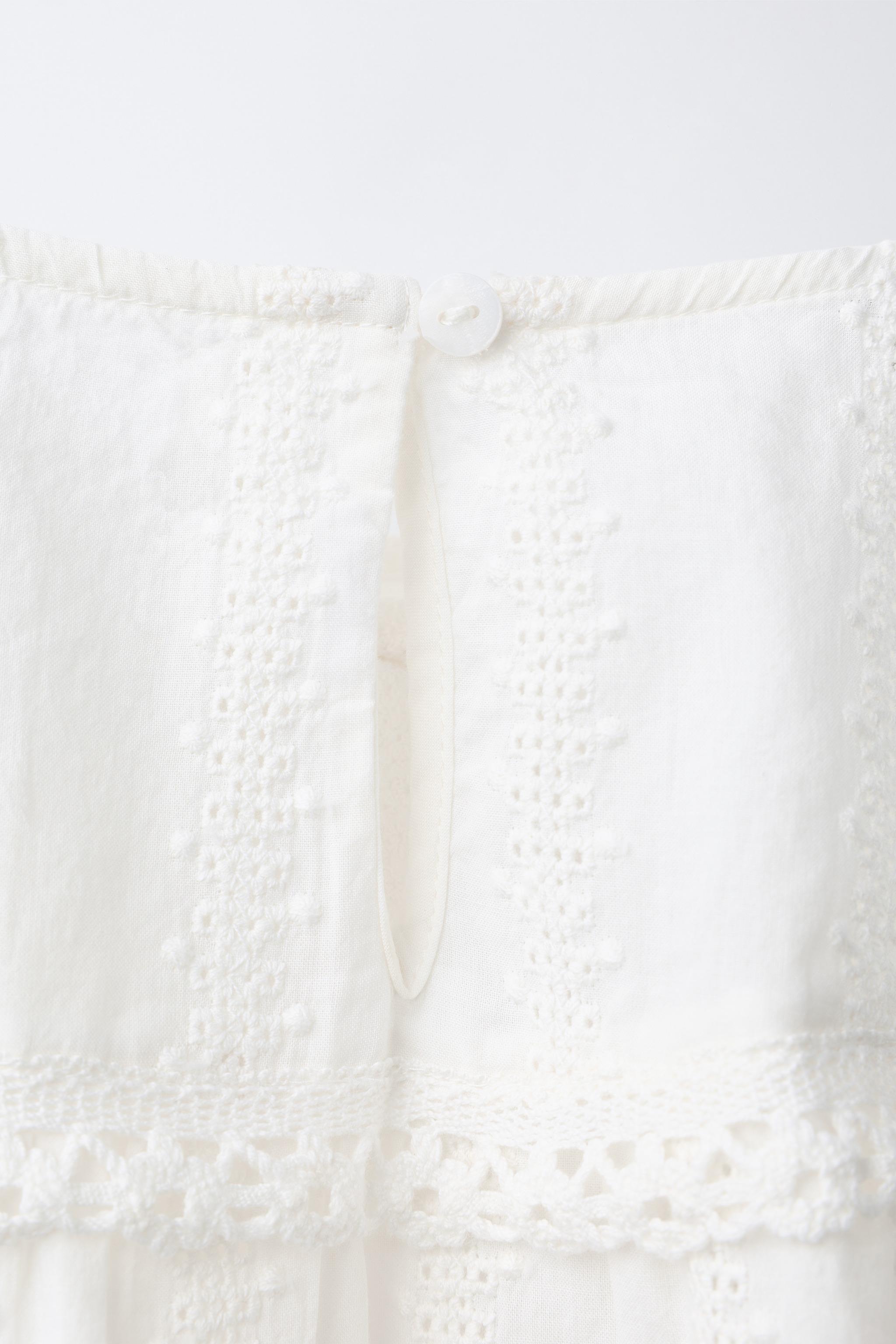 CHEMISE ROMANTIQUE BRODERIES