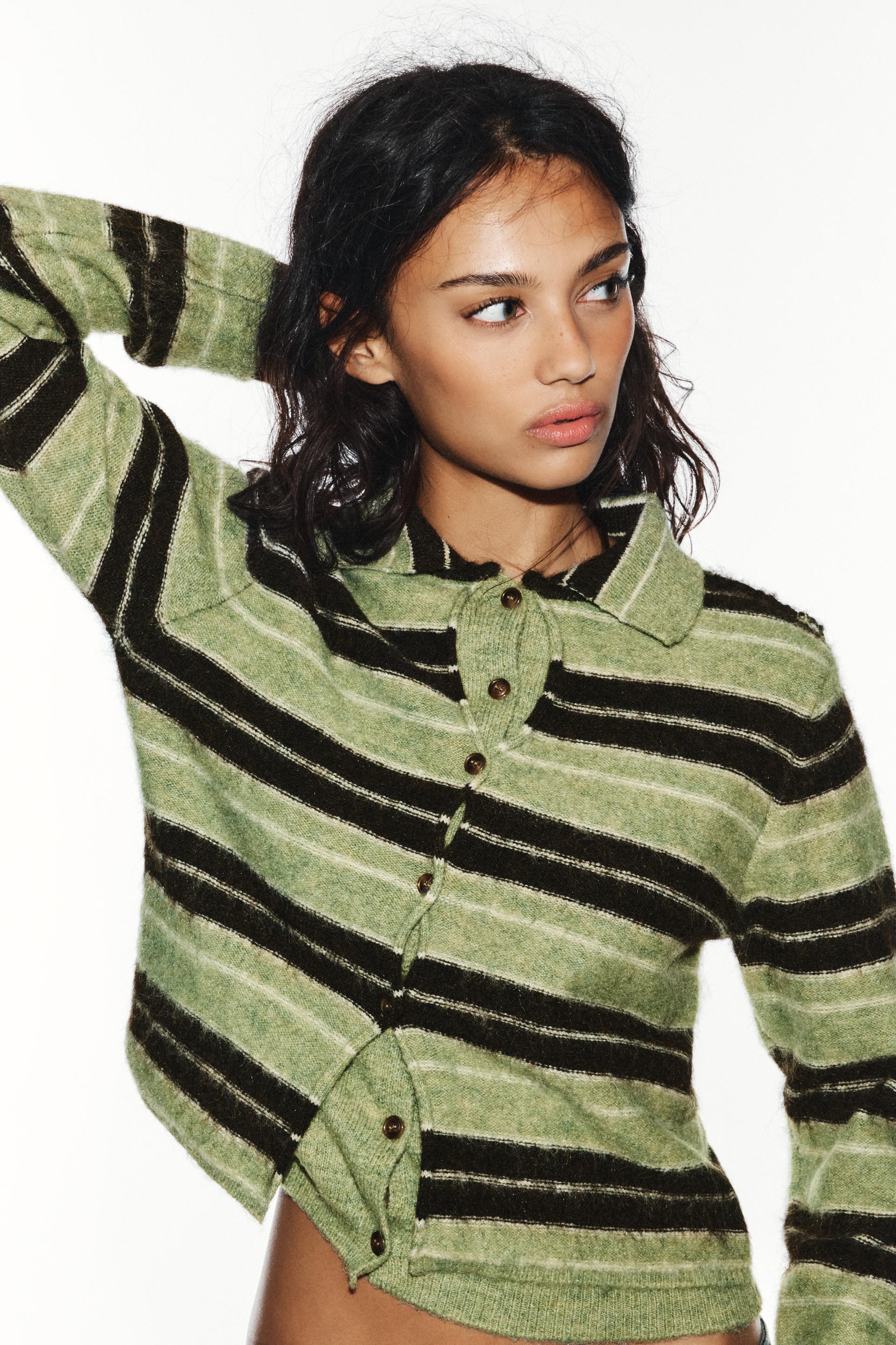 STRIPED CARDIGAN thumbnail 3