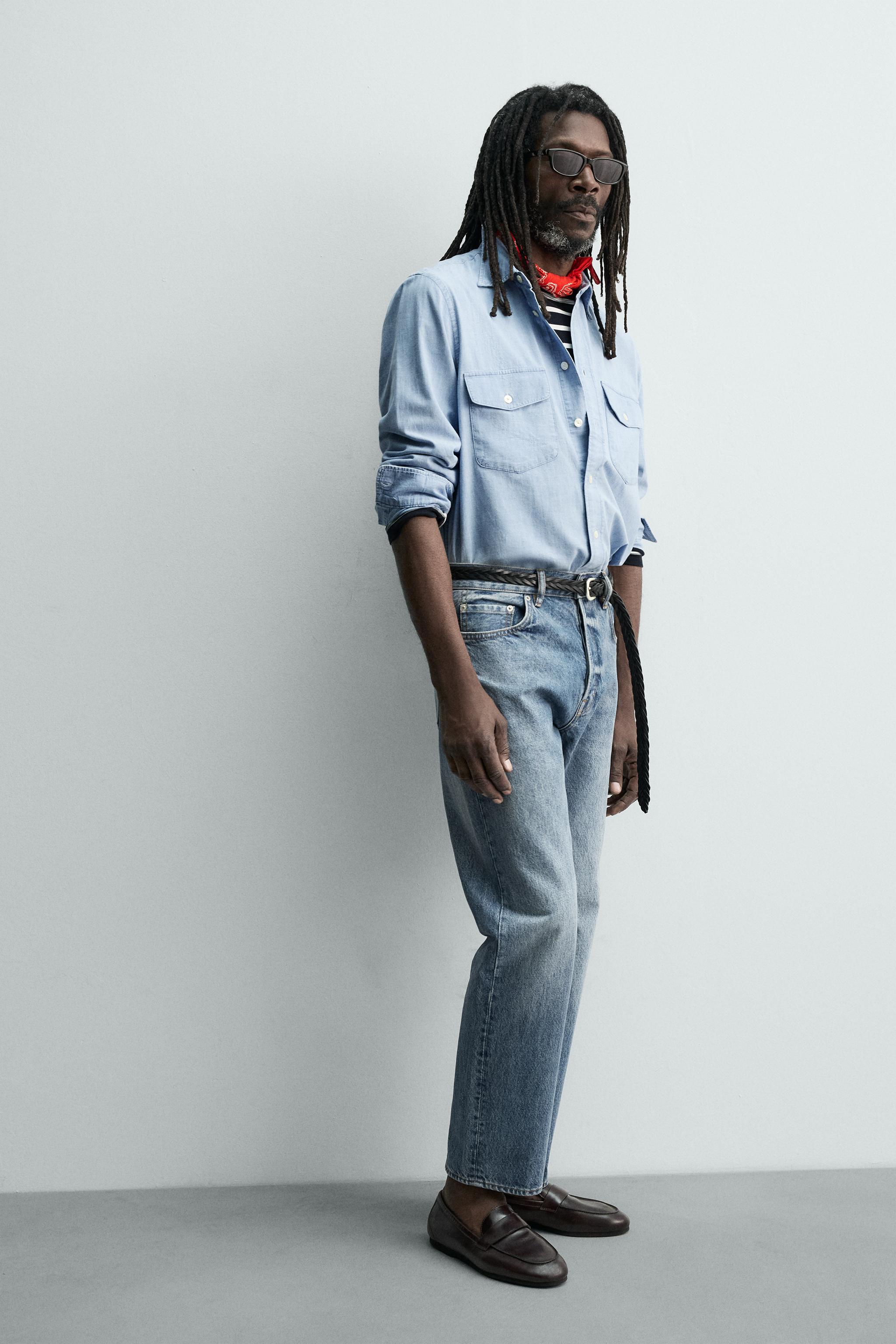 MOCASSINS EN CUIR À MASQUE SEMELLE VIBRAM® AARON LEVINE X ZARA