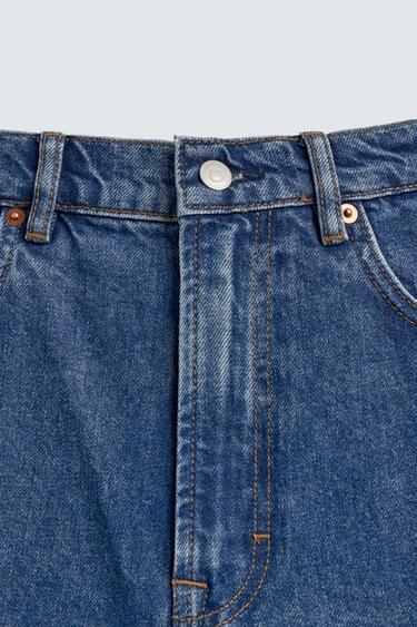STRAIGHT ANKLE FIT JEANS - Blue by Zara - Image 9