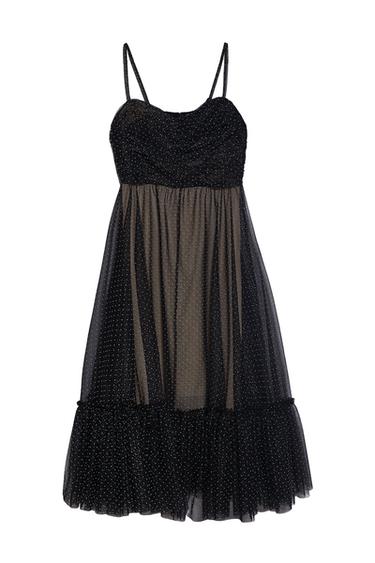 LONG TULLE DRESS