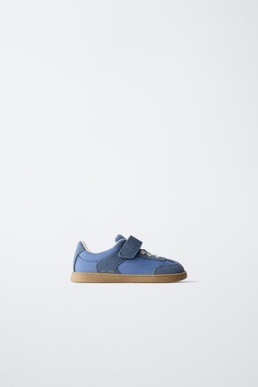 Zara RETRO BAREFOOT SNEAKERS - Blue