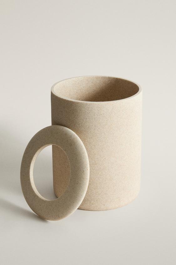 POUBELLE RÉSINE - Beige de Zara - Image 1