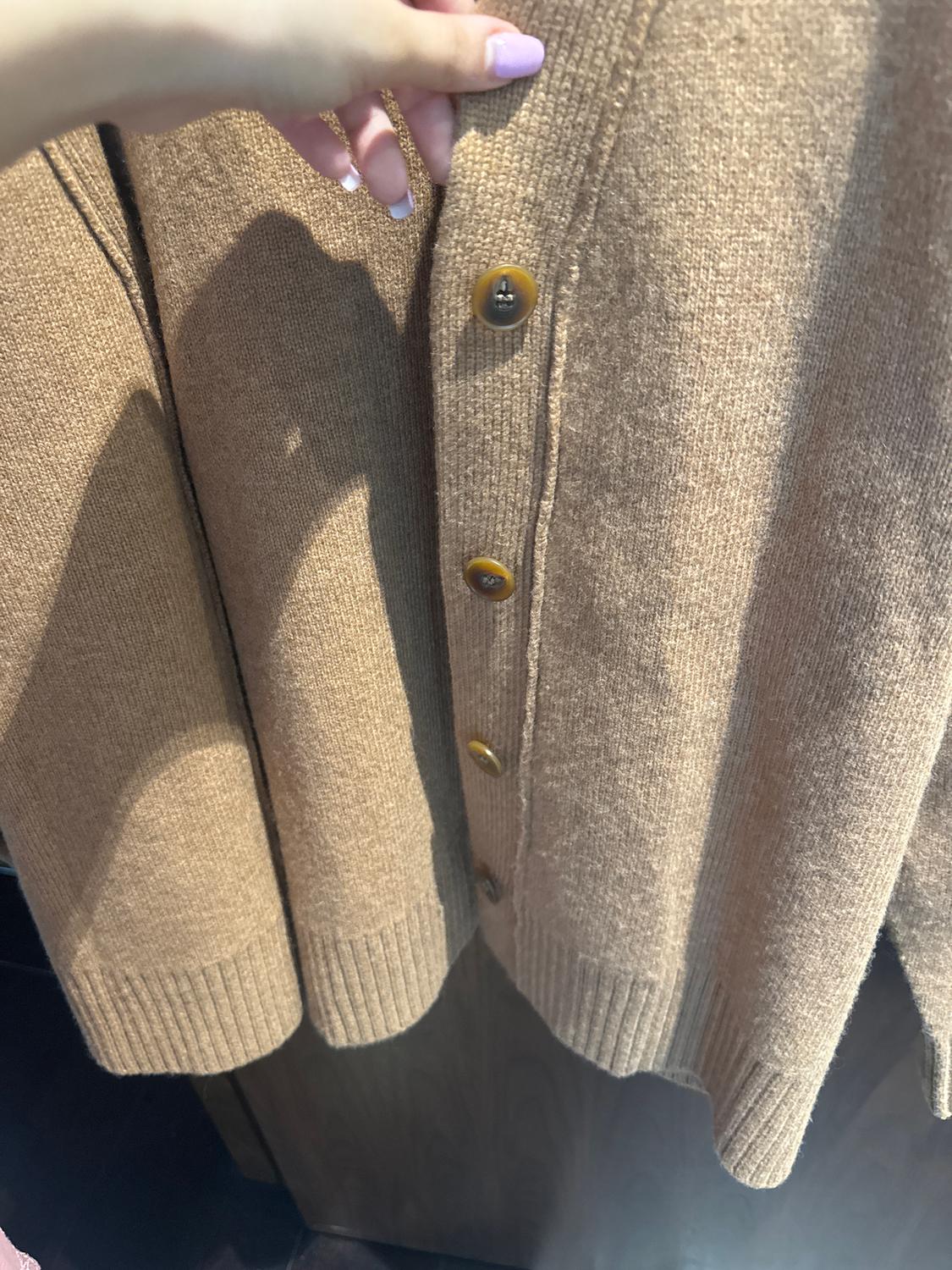 OVERSIZE WOOL BLEND CARDIGAN - Image 3
